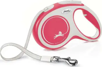 Rrip për qen Flexi Comfort Automatic, S, 5m, i kuq