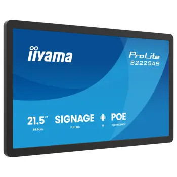 Monitor dixhital signage Iiyama ProLite S2225AS-B1P, 21.5", Full HD, i zi