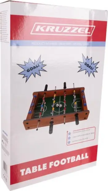 Tavolinë futbolli Kruzzel 21909, mini, me numërues rezultati, shumëngjyrëshe