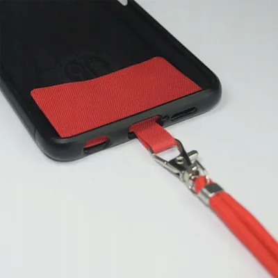 Rrip telefoni LOOP STRAP, i rregullueshëm 70 cm, i kuq - 2
