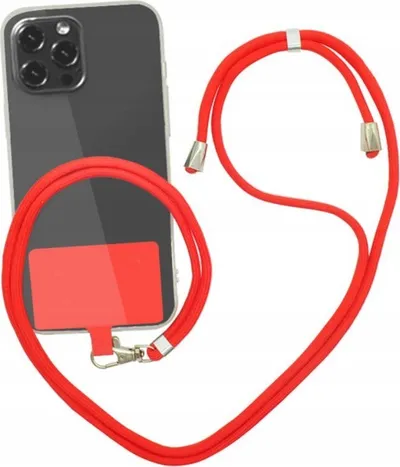 Rrip telefoni LOOP STRAP, i rregullueshëm 70 cm, i kuq - 4