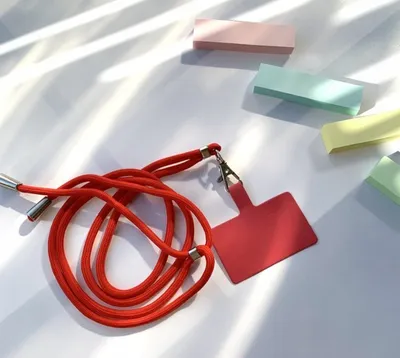 Rrip telefoni LOOP STRAP, i rregullueshëm 70 cm, i kuq - 5