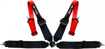 Rripa sigurimi sport Slide Quick 4p, 2"+3", të kuq