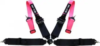 Rripa sportivë sigurie Slide Quick 4p, 2"+3", rozë