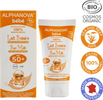 Krem dielli Alphanova Bebe, SPF, 50 + 50g