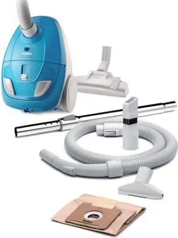 Fshesë me korrent Amica VI2032 Viento, 900W, filtër HEPA 13, e kuqe