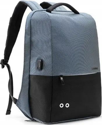 Çantë shpine BestLife Neoton 2.0 BB-3537BU, 15.6", portë USB, blu navy
