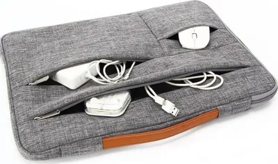 Çantë për laptop Umax, 12", e hirtë - 7