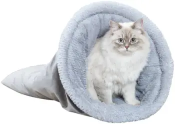 Çantë për qen Trixie Cuddle Bag Livia, 40x60 cm, materiale të buta, gri e butë