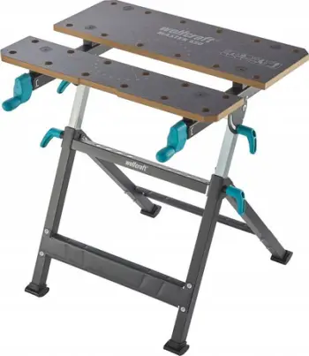 Tavolinë shtrënguese Wolfcraft Master 650 ERGO, lartësi e rregullueshme, kapacitet 120 kg, gri