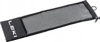 Çantë për shkopinj palosës Leki Folding Pole Bag, e palosshme, e zezë bardh e zi