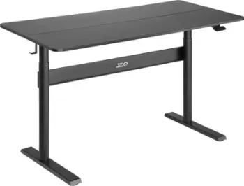 Tavolinë zyre Ergo Office ER-453, lartësi e rregullueshme 74-115cm, ergonomike, e zezë