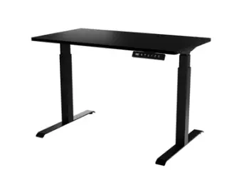 Tavolinë zyre Moon, rregullim elektrik i lartësisë 72-120 cm, 121x67 cm, e zezë