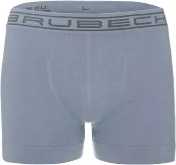 Të brendshme boksera për meshkuj Brubeck Cotton, set 3 copë, madhësia XXL, ngjyra steel