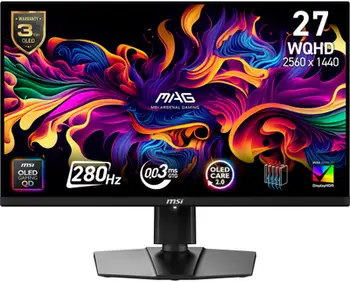 Monitor gaming MSI MAG 271QP QD OLED X28, 26.5", 280Hz, i zi