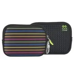 Çantë shkolle PIXIE CREW Storage Pouch, panel silikoni, 15 cm, me vija