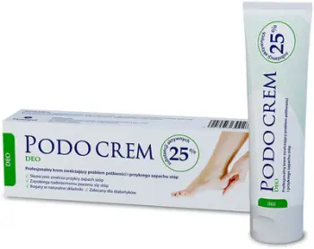 Krem këmbësh Podocrem Deo 25, 30 g, kundër djersitjes, efekt dezodorues