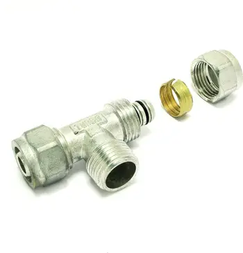 Tee kompresioni Comap TurboSKIN 9468516 02, 20x2, filetë mashkullore 3/4