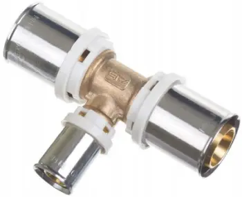 Tee reduktuese presimi QIK, bronz, 26x16x16