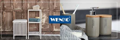 Rrjetë larjeje Wenko 3751450100, 25 x 45 cm, plastike, e bardhë - 2