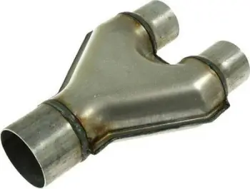 Tee shkarkimi TurboWorks F Y-Pipe, 63 mm, 76 mm, metalik