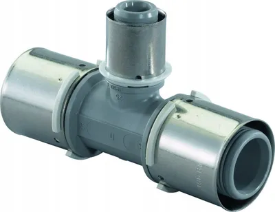 Tee Uponor S-Press Composite PPSU, T-pjesë e reduktuar 63-32-63 - 1