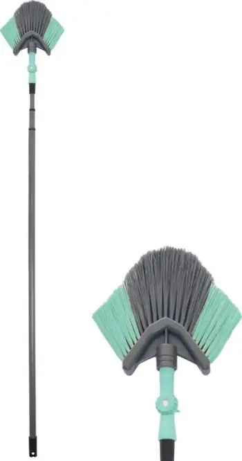Fshesë teleskopike Orion Broom Triangular, koka trekëndëshe, bisht deri 375 cm, e bardhë
