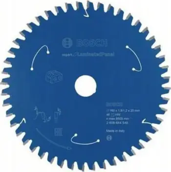 Teh rrethor Bosch Expert Cordless, 160mm, 48 dhëmbë, 20mm