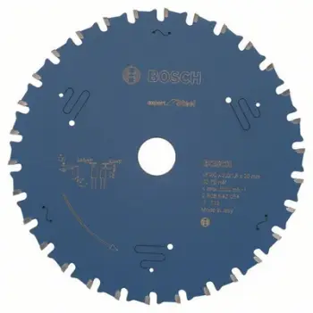 Teh rrethor Bosch Expert for Steel 2608643054, 160mm, 30 dhëmbë, metalik