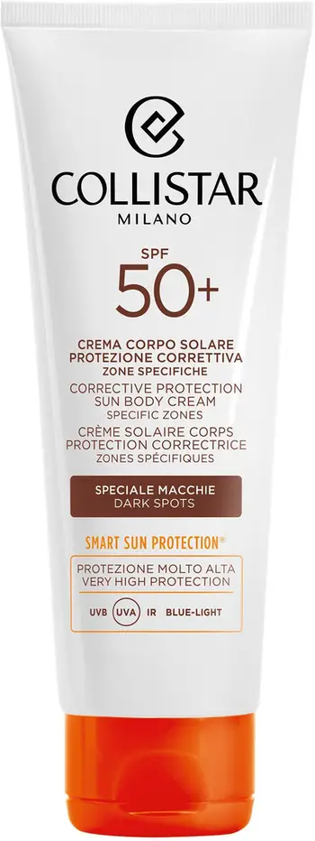 Krem trupi diellor Collistar Corrective Protection, SPF50+, 100 ml, për njolla të errëta