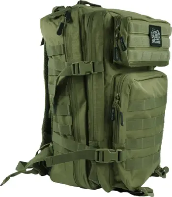 Çantë shpine hiking Offlander Survival 43L, najlon, 1.25kg, e gjelbër