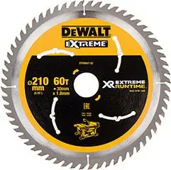 Teh për sharrë Dewalt, 210mm