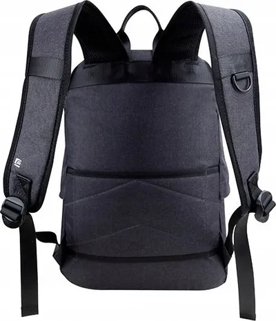 Çantë shpine për laptop Bestlife Devon, 15.6", poliester, gri - 4