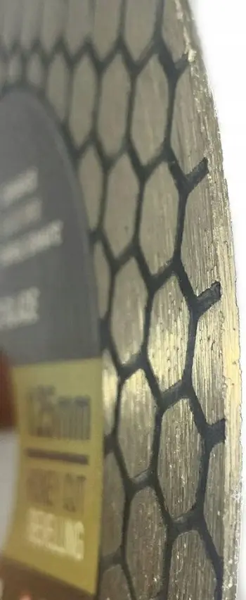 Teh diamanti për pllaka Indian Honey Cut 125mm, për porcelan dhe qeramikë