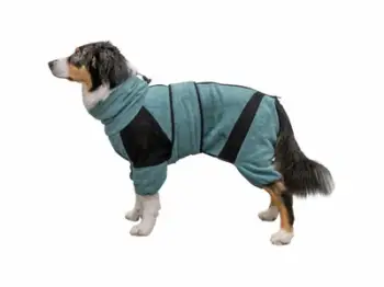 Rrobë banje për qen Trixie Bathrobe Terry, 30 cm, ngjyrë petrol
