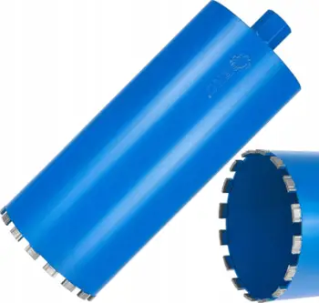 Kroje bërthamore diamanti Geko 162mm, gjatësi 450mm, fije 1 1/4", blu