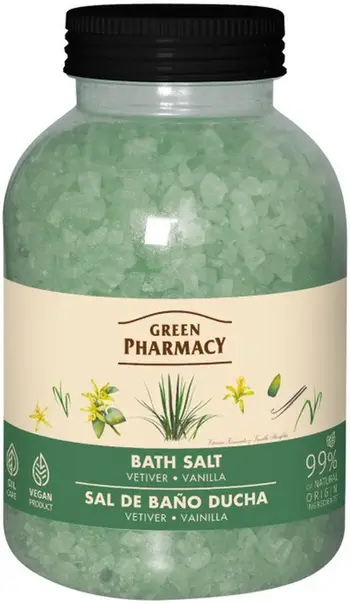Kripë banje Green Pharmacy Vetiver dhe Vanilje, 1kg