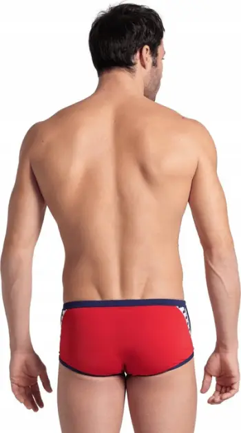 Rroba banje Arena Icons Swim Low Waist, për meshkuj, e kuqe e kaltër, madhësia 85