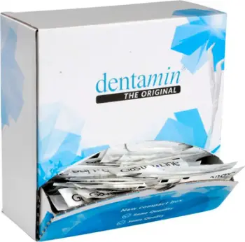 Kruese dhëmbësh Dentamin, plastike, kuti me sasi të madhe