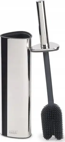 Fshesë WC Joseph Joseph Flex 360 Luxe, rezervuar i mbyllur, përfundim inoks