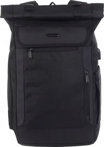 Çantë shpine për laptop Canyon CNS-BPRT7B1, 17.3", me porta USB, e zezë