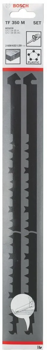 Teh sharrë Bosch HCS TF350M 2608632120, 408mm, set 2 copë, i zi - 1
