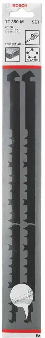 Teh sharrë Bosch HCS TF350M 2608632120, 408mm, set 2 copë, i zi