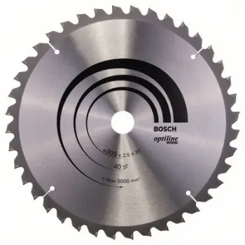 Teh sharre Bosch Optiline Wood 305mm, 30mm, 40 dhëmbë