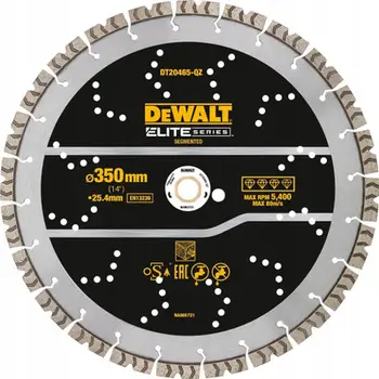 Rrotë diamanti DEWALT ELITE SERIES Rebar Concrete, 350mm, vrimë 25.4mm