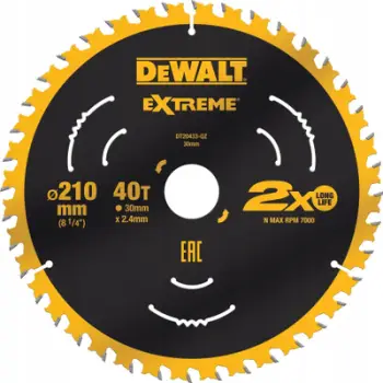 Teh rrethor DeWALT për materiale të shumta, 1 copë, metalik