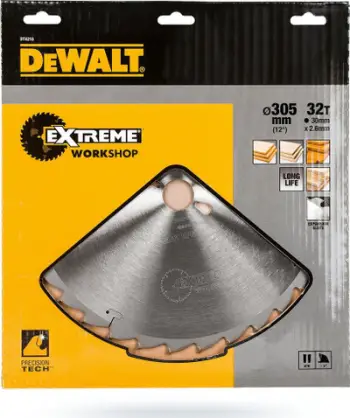 Teh rrethor DeWalt DT4210, 305mm, 36 dhëmbë, i argjendtë