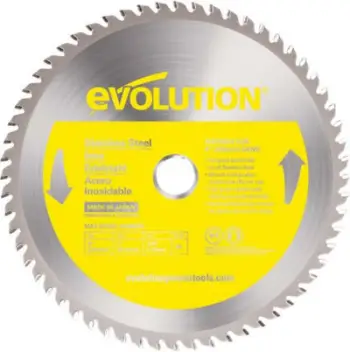 Teh rrethor Evolution EVO-230-60-SN, 230mm, 60 dhëmbë karabit, për inoks