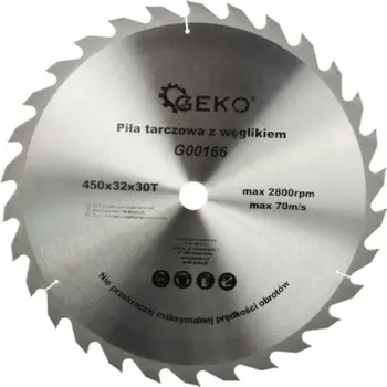 Teh rrethor GEKO 450mm, 32mm, 30 dhëmbë
