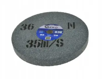 Rrotë gërryese GEKO G36, 200x20x16mm, granulitet 36, gri